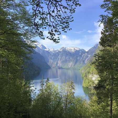 Ferienwohnung Lederhose Bischofswiesen Bagian luar foto