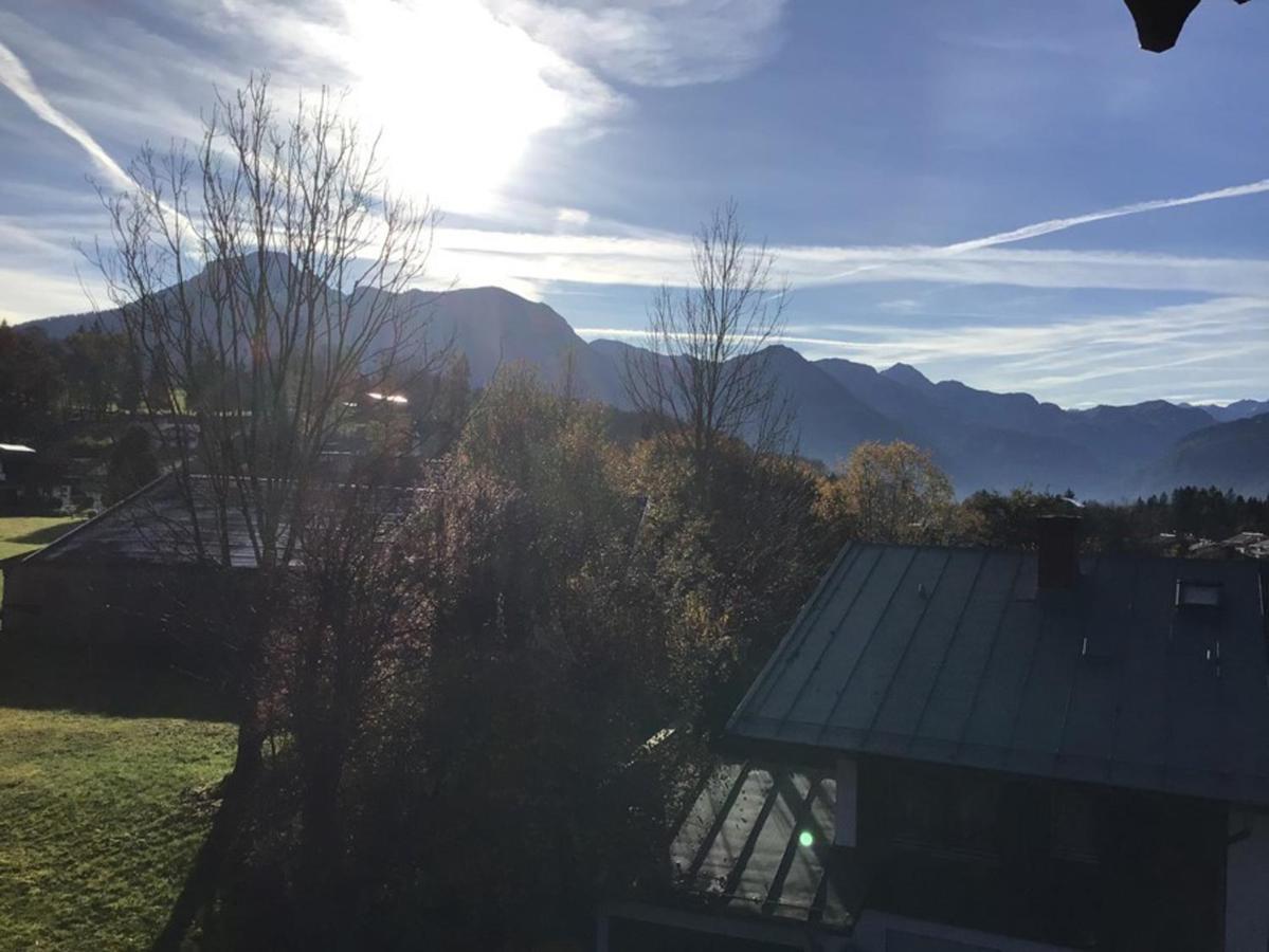 Ferienwohnung Lederhose Bischofswiesen Bagian luar foto