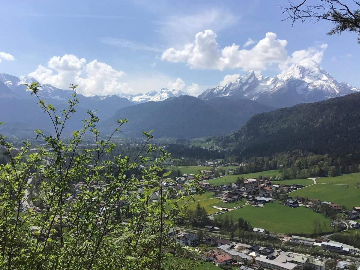 Ferienwohnung Lederhose Bischofswiesen Bagian luar foto